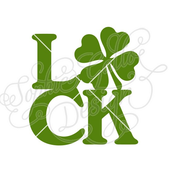 St. Patrick's Lucky 4 Leaf Clover SVG DXF PNG Digital Download File  Silhouette Cricut Vector Clipart Graphics Vinyl Cutting Machine Printing -   Canada