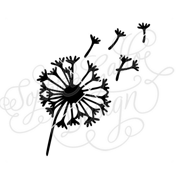Download Dandelion Flower SVG DXF PNG digital download file ...