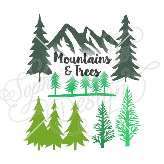 Free Free 156 Mountain Pine Tree Svg SVG PNG EPS DXF File