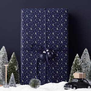 Gold celestial wrapping paper for any special occasion