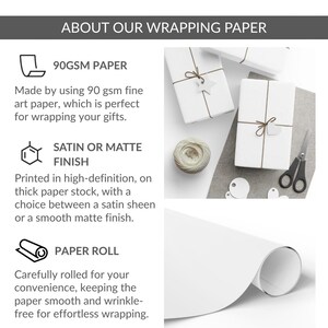 Czerwony kardynał, rolka papieru do pakowania w stylu vintage, leśny rustykalny papier do pakowania prezentów świątecznych, zimowy ptak, papier naturalny na urodziny, wesela lub na każdą okazję zdjęcie 6