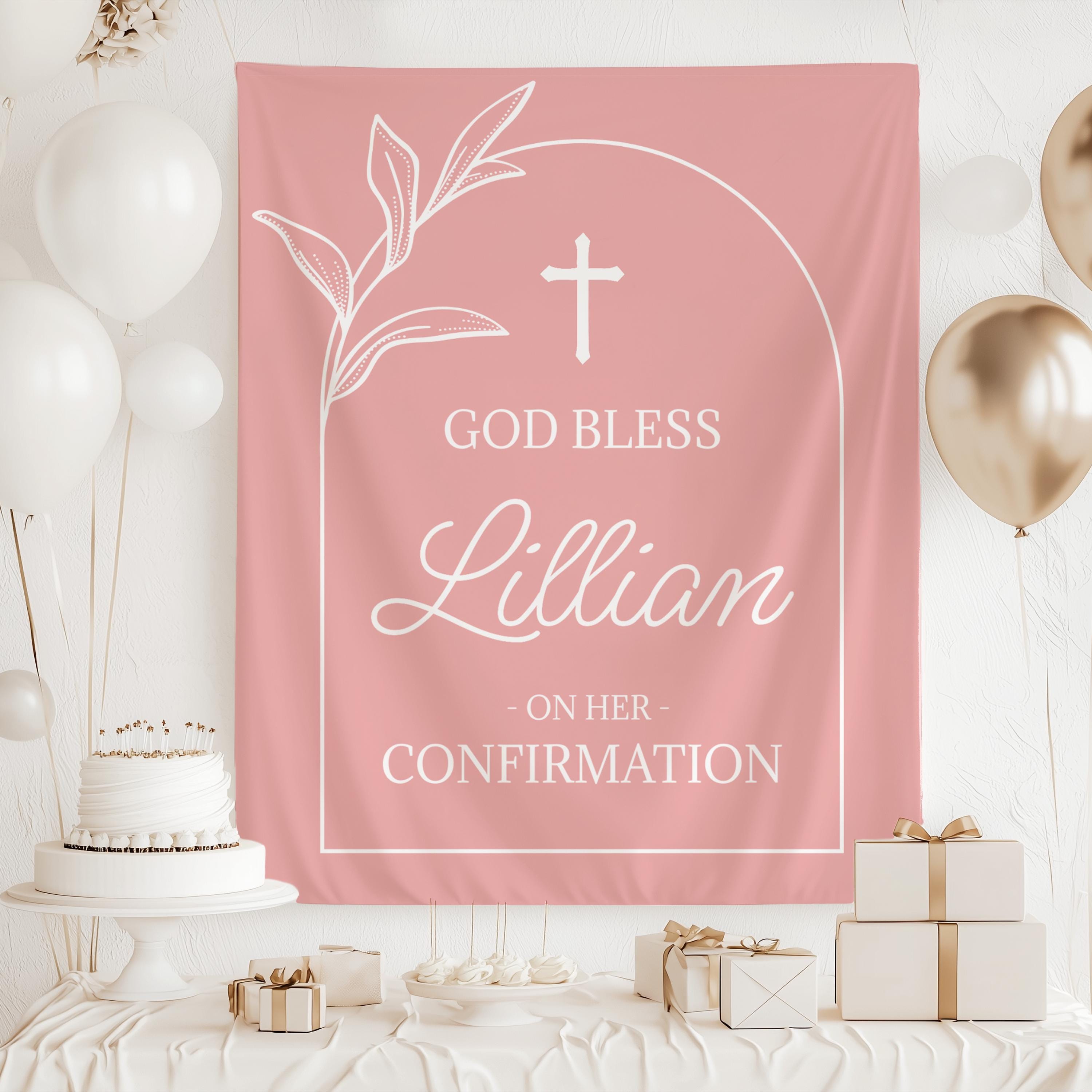 Confirmation Sign, Confirmation Decorations, Confirmation Photo ...