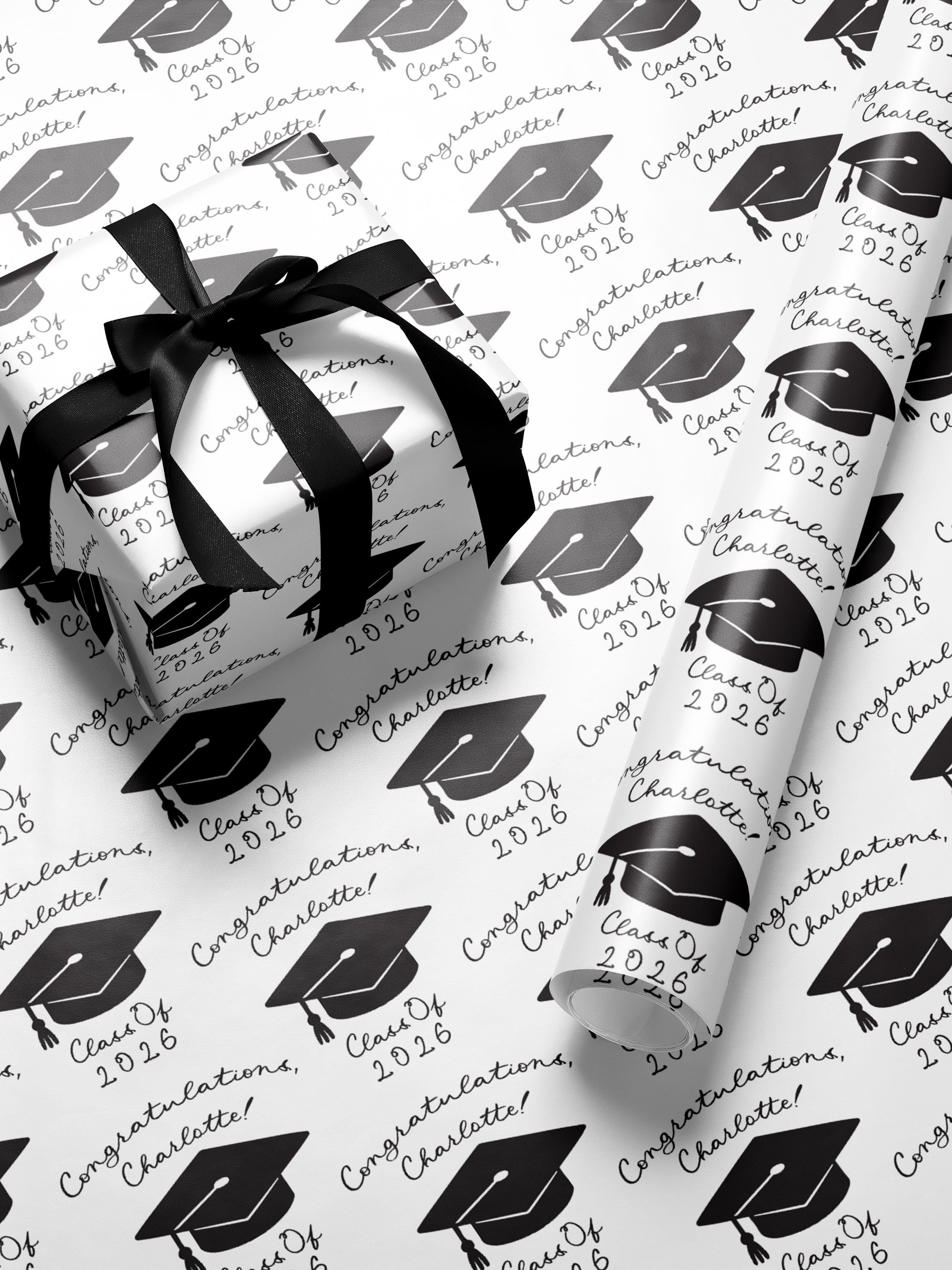 Graduation Party Wrapping Paper 2026 Custom Class of 2026 Gift Wrap ...