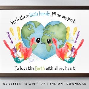 Earth Day Handprint Craft for Kids - Fun Eco-Friendly Activity