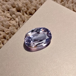 Natural Blue Spinel Gemstone: Oval Faceted Loose Gem for Jewelry Making
