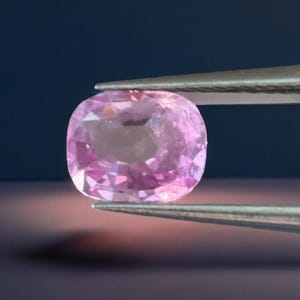 Ceylon Pink Sapphire 1.04ct: Cushion Cut Loose Gemstone
