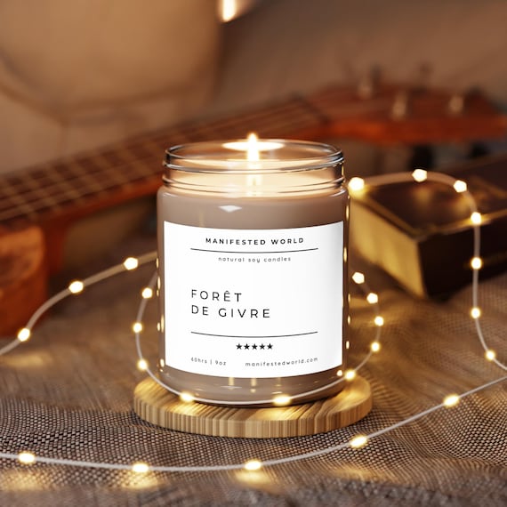 Forêt de Givre - Balsam fir Candle 9oz Soy Candle | Winter Woodland Scent