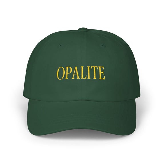 Opalite embroidered logo Dad Cap