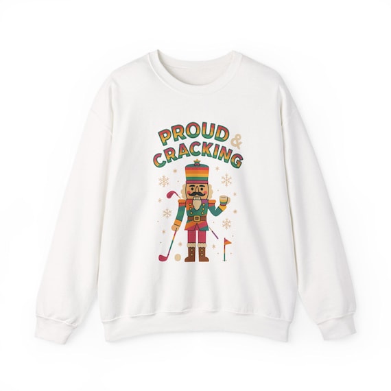 Gay Rainbow Nutcracker Crewneck | LGBT Pride Christmas Sweatshirt