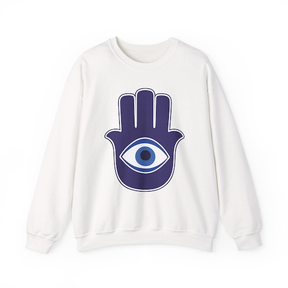 Hamsa Hand Eye Sweatshirt | Protective Symbol Crewneck
