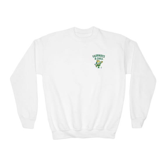 Fairways & Chill Golf Sweatshirt | Embroidered Winter Apparel