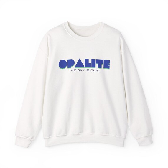 Opalite logo sweatshirt | Retro blue text crewneck