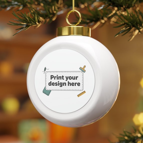 Custom Printed Ornament | Christmas Ball Ornament