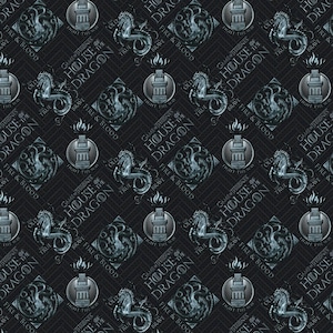 Motton för Game of Thrones och Drakens hus - Camelot Fabrics