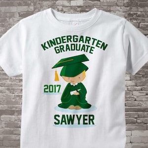 Personalized Kindergarten Graduate Shirt, Kindergarten Graduation Shirt Child's Back To School Shirt 05292014a image 1