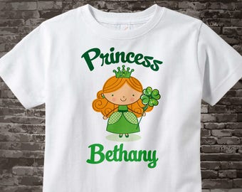 Irish Princess Shirt, Personalized Princess Shirt or Onesie, Princess Shirt for Toddlers and Kids 02062012b