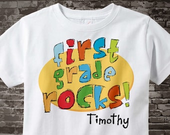 SpiritForged Apparel 1st Grade Rocks Back to School Toddler T-Shirt