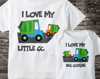 Big Cousin Little Cousin Matching Shirt Set | I Love my Big Cousin and I Love My Little Cousin Shirts | 03282017b