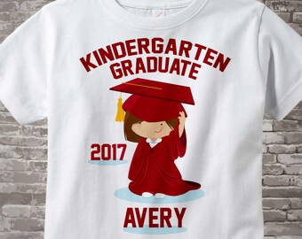 Personalized Kindergarten Graduate Shirt Kindergarten Graduation Shirt Child's Back To School Shirt or Onesie | 05152012b