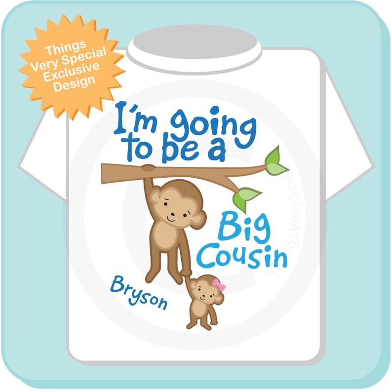im going to be a big cousin shirt