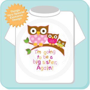 Big Sister Again Shirt I'm going to Be a Big Sister Again image 3