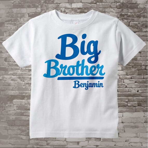 Boy's Big Brother Shirt Personalized Infant Toddler or Etsy