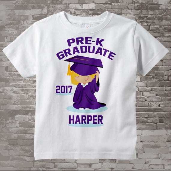 Pre-k Graduation Pre-kindergarten Graduate Shirt - Etsy