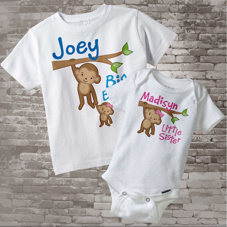 big brother little sister t shirt