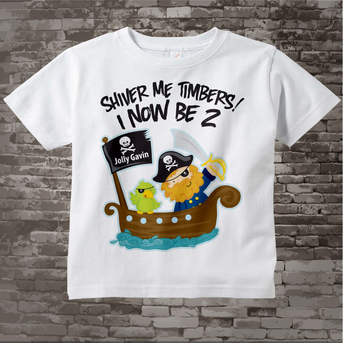 pirate birthday shirt