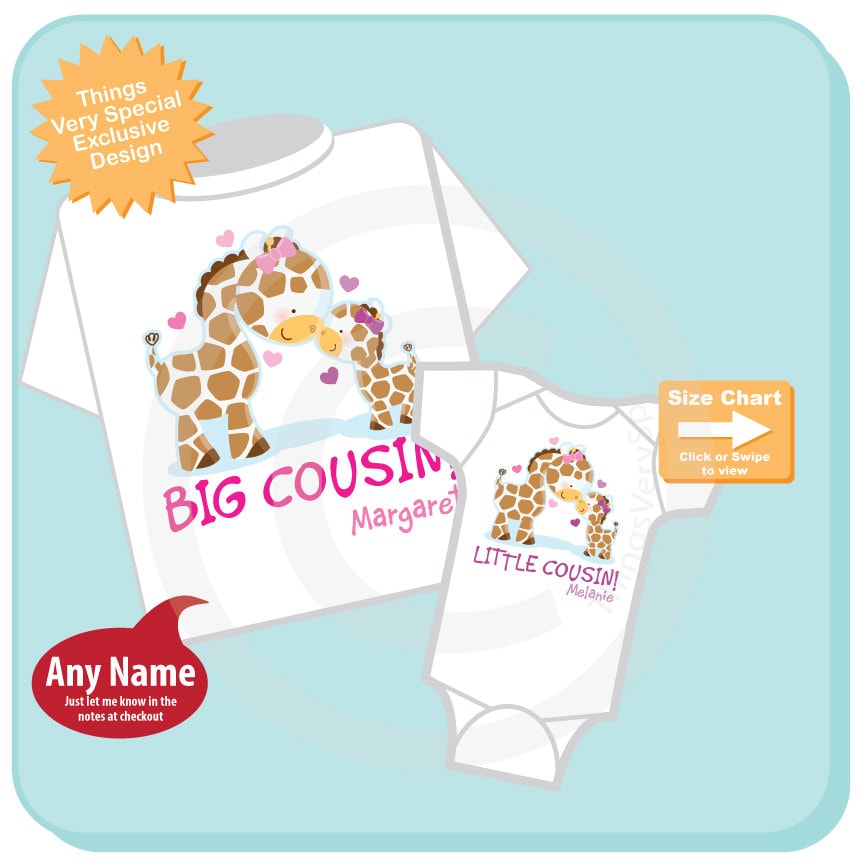big cousin little cousin onesie