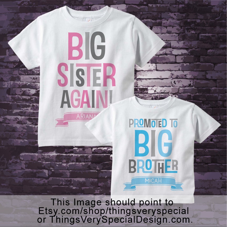 promoted to big sister onesie