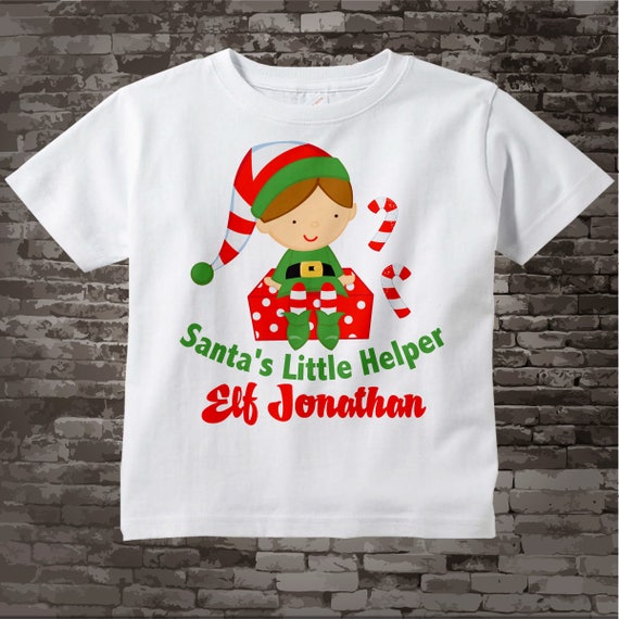 Elf In Training infant Toddler Tee white 4T