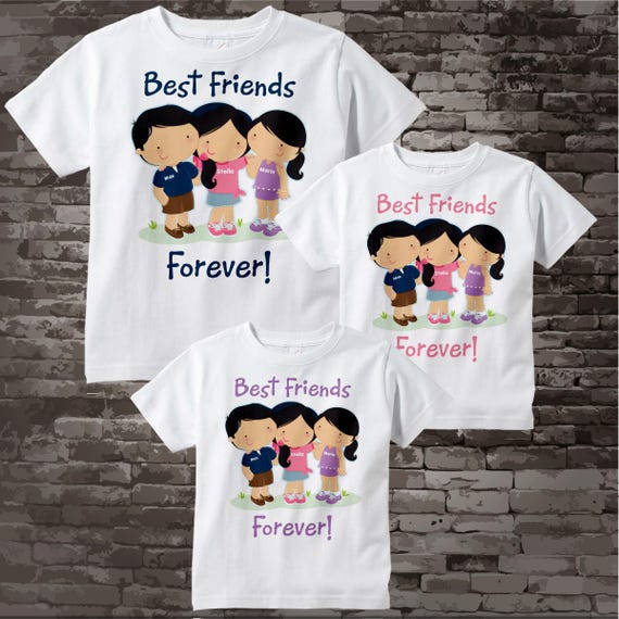 best friends forever shirts for 3