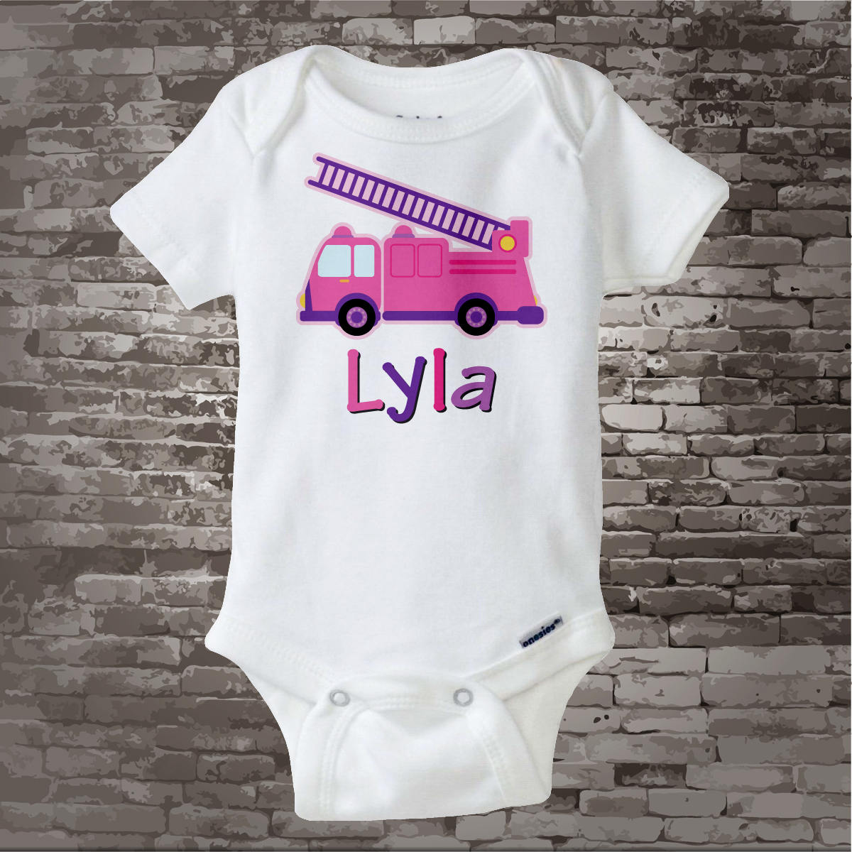 fire truck onesie