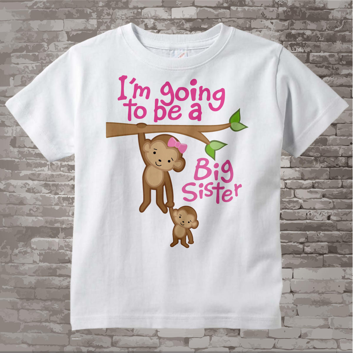 personalized big sister little sister shirts