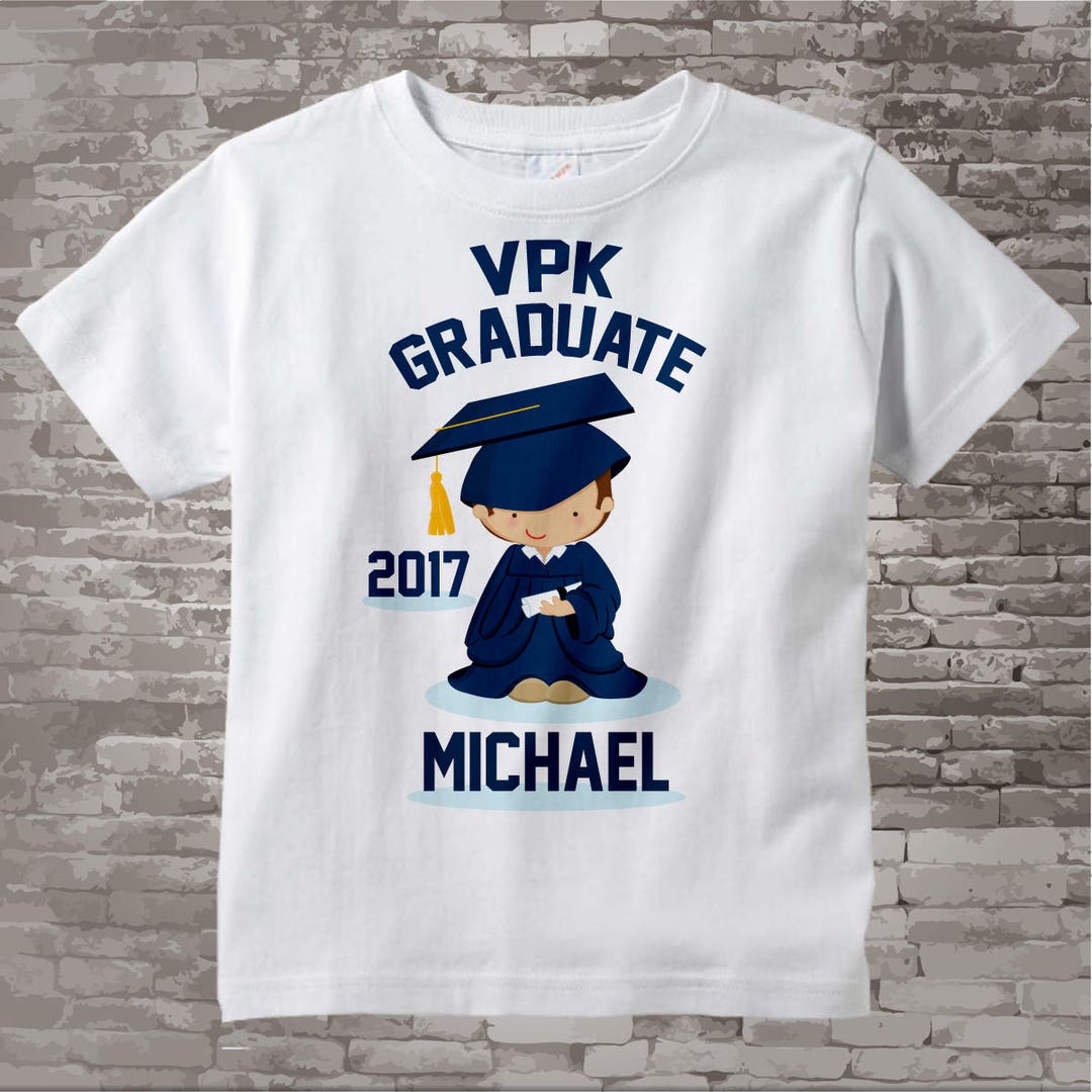 Personalized VPK Graduate Shirt Voluntary Prek Graduation Etsy
