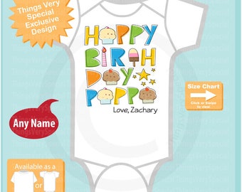 Happy Birthday Pappa Onesie - Happy Birthday Pappa Shirt - Happy Birthday Outfit - Happy Birthday Pappa - Dad Birthday Gift - 12272020c