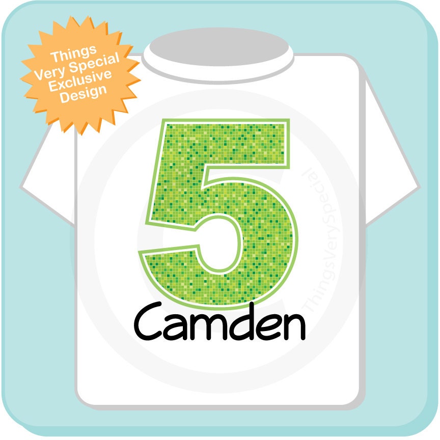 Number #5 Five Sport Jersey Birthday Age Lucky No. Black T-Shirt