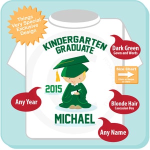 Personalized Kindergarten Graduate Shirt, Kindergarten Graduation Shirt Child's Back To School Shirt 05292014a image 2