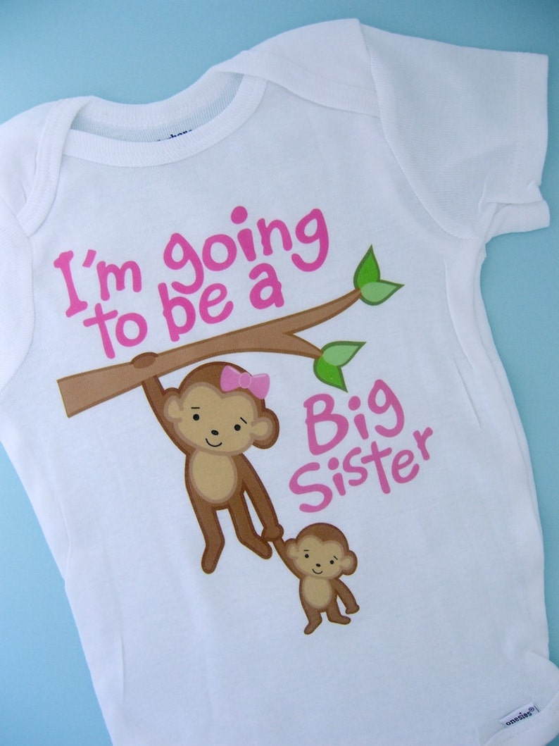 I'm Going to Be A Big Sister Tee Shirt Big Sister Onesie Etsy