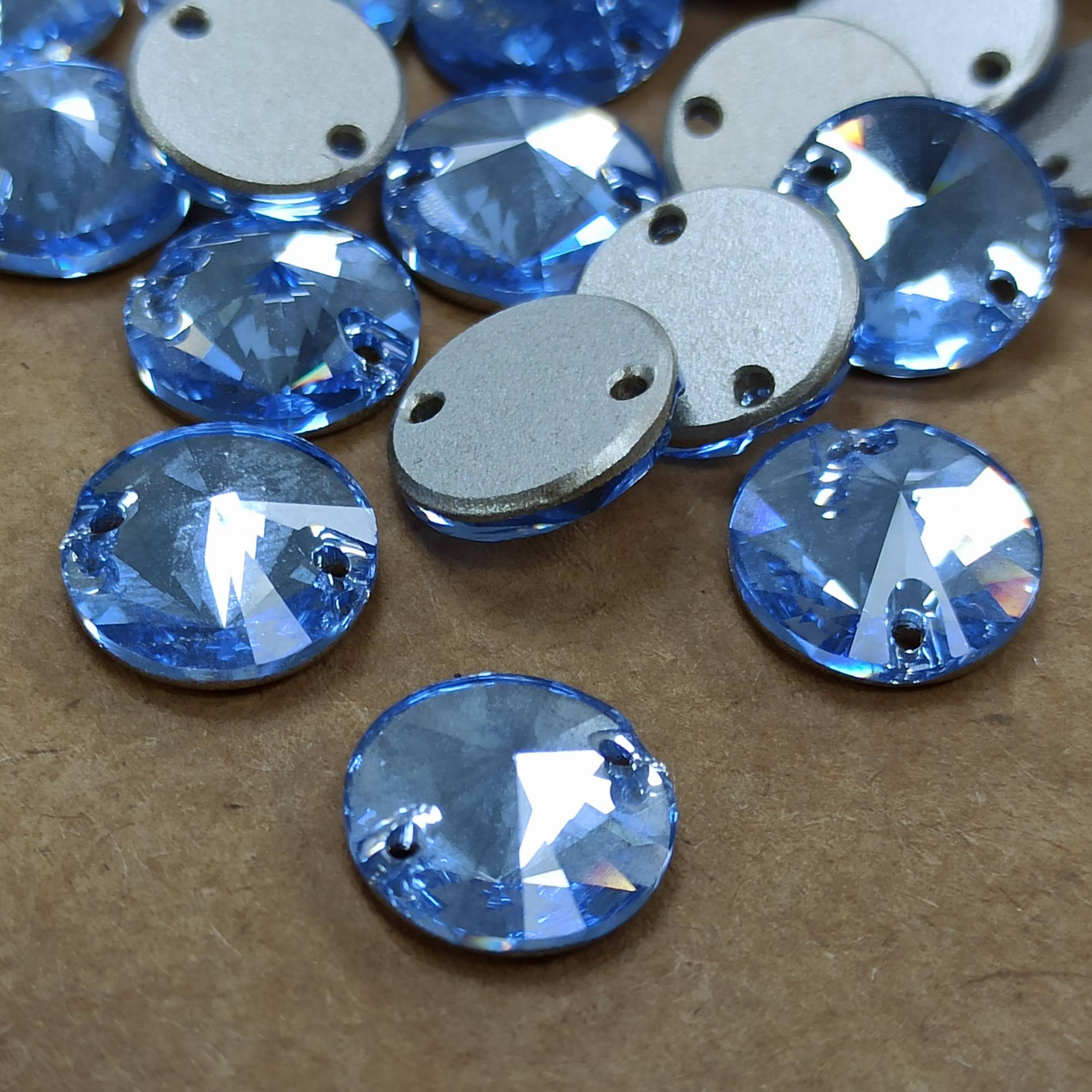 Boutons En Cristal Acrylique CraftbuddyUS - 20 Pièces, 12mm, Forme Globe Transparente - Pour Couture Et Customisation