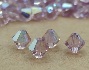Swarovski licht-amethist AB-kristallen bicone-kraal, 6 mm