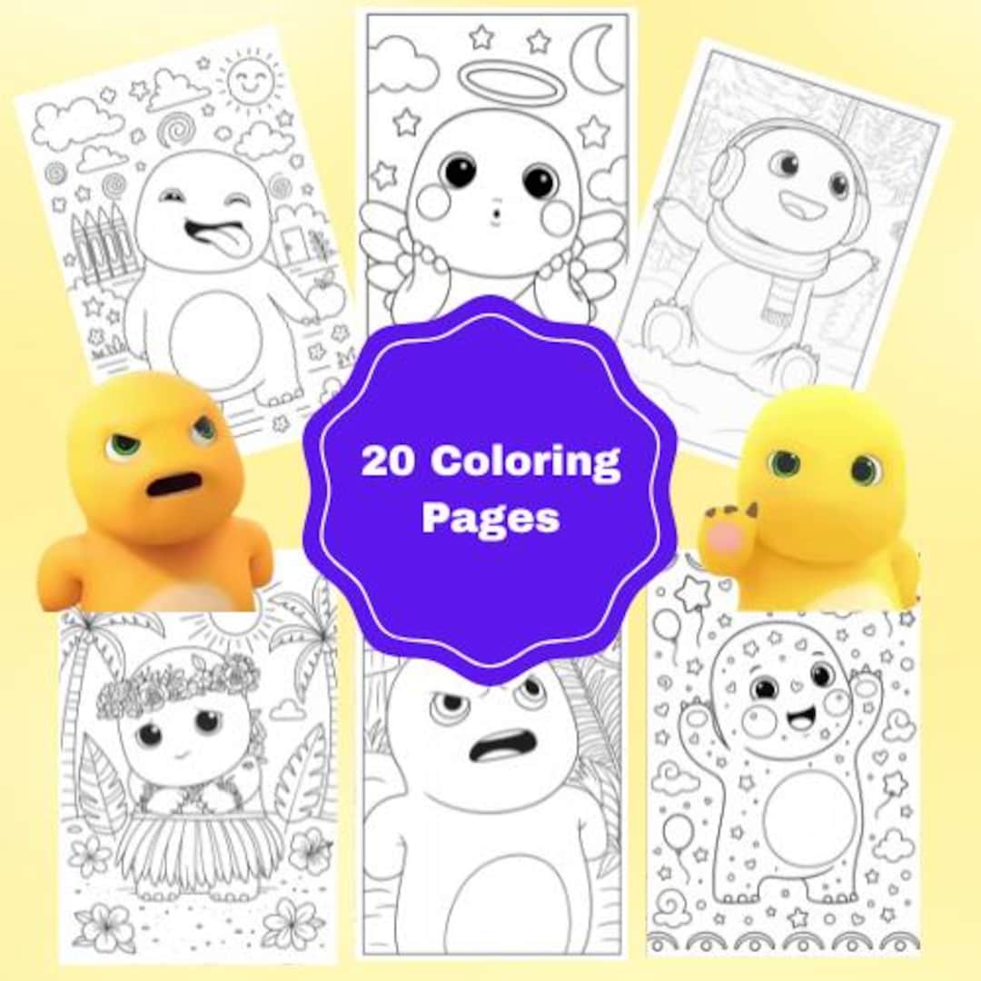 Printable Neingan 20 Nailong Coloring Book Coloring Pages - PNG Files - Etsy