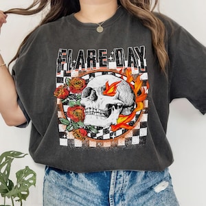 Skull Flare Day Shirt, Chronic Illness Shirt, Invisible Illness Shirt, Spoonie Shirt, POTS, EDS,Chronic Pain, Y2k Rare Disease Awareness
