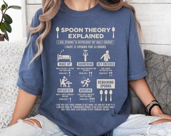Funny Spoonie Shirt Flare Day Shirt Fibromyalgia Gift Endometriosis Tee Multiple Sclerosis Migraine Rheumatoid Arthritis T-shirt EDS RA Tee