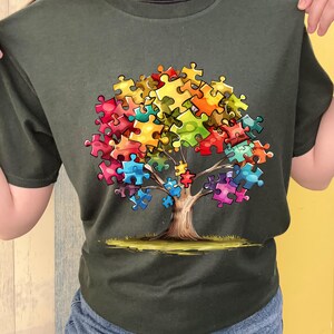Tree Of Life Autism Awareness Month Shirt SLP Shirt, Special Ed Shirt, Autism Neurodiversity Shirt, Autism Mom Shirt, Sped Teacher Tee