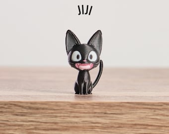 3D Printed Jiji GhibliPrint Mini Figure Anime Kiki’s Delivery Service Studio Ghibli J6