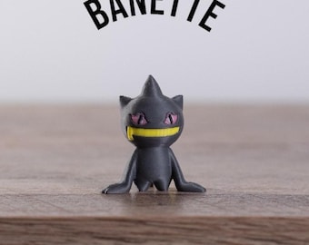 Banette impresa en 3D PokePrint Mini Pokémon Anime D5