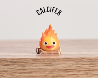3D Printed Calcifer GhibliPrint Mini Figure Anime Howls Moving Castle Studio Ghibli J2