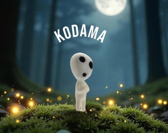 3D Printed Kodama 3 (Standing Arms Crossed) GhibliPrint Mini Figure Anime Princess Mononoke Studio Ghibli J11